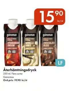 Snabbgross GAINOMAX Återhämtningsdryck erbjuda