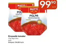 Snabbgross MUTTI Krossade tomater erbjuda