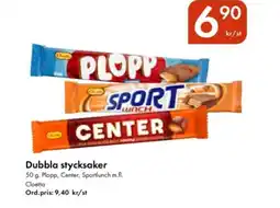 Snabbgross CLOETTA Dubbla stycksaker erbjuda