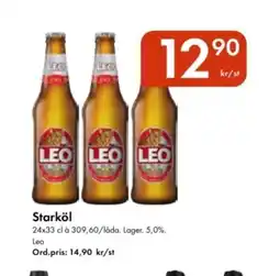 Snabbgross LEO Starköl erbjuda