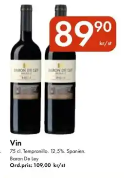 Snabbgross BARON DE LEY Vin erbjuda