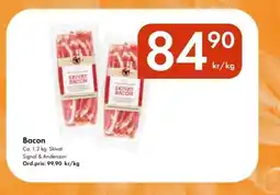 Snabbgross Bacon erbjuda