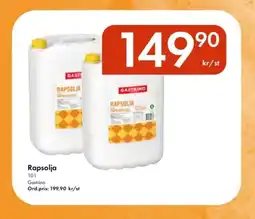 Snabbgross GASTRINO Rapsolja erbjuda