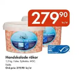 Snabbgross Handskalade räkor erbjuda