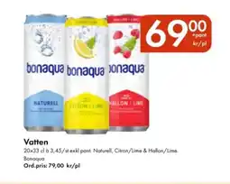 Snabbgross BONAQUA Vatten erbjuda