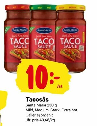 Tacosås