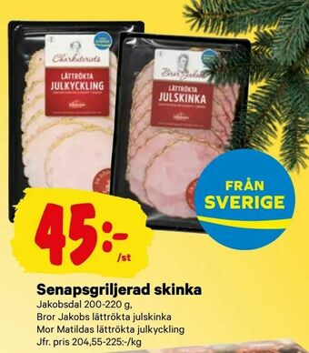 City Gross Senapsgriljerad skinka erbjuda