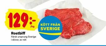 City Gross Rostbiff erbjuda