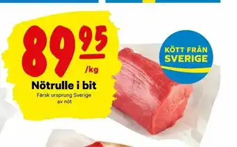 City Gross Nötrulle i bit erbjuda