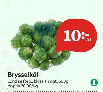 Hemköp Brysselkål erbjuda