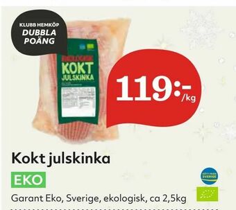 Hemköp Kokt julskinka erbjuda