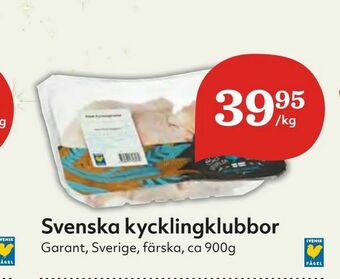 Hemköp Svenska kycklingklubbor erbjuda