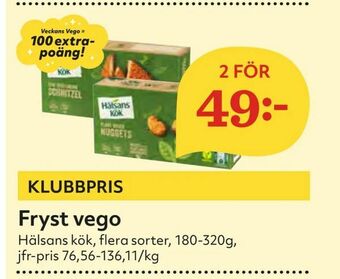 Hemköp Fryst vego erbjuda