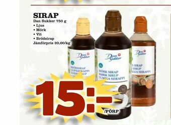 Nelins Sirap erbjuda
