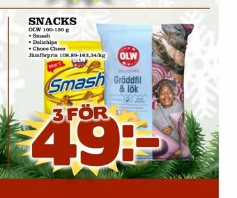 Nelins Snacks erbjuda