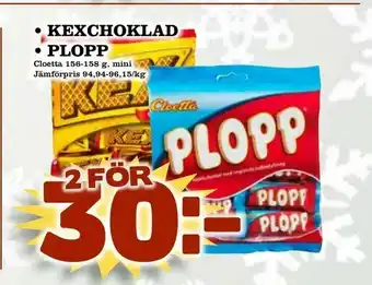 kexchoklad • plopp