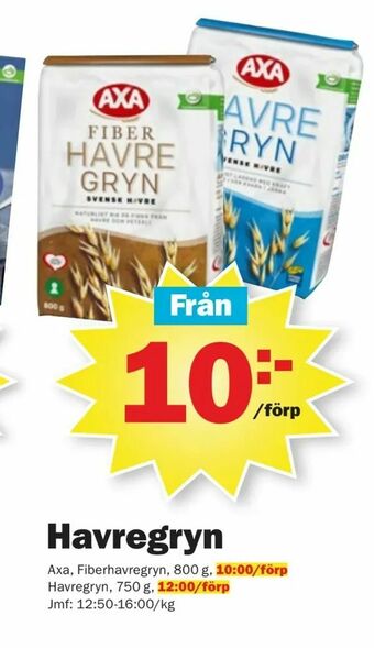 Pekås Havregryn erbjuda