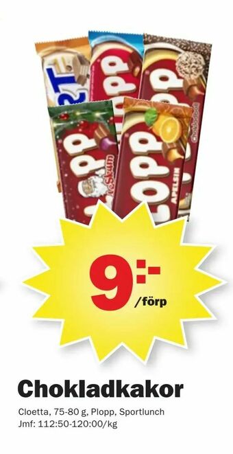 Pekås Chokladkakor erbjuda