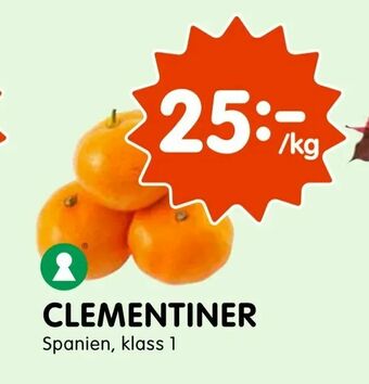 Tempo Clementiner erbjuda