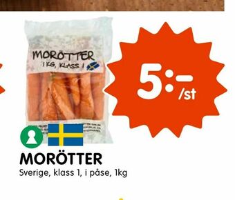 Tempo Morötter erbjuda