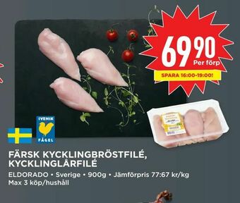 Willys Färsk kycklingbröstfilé, kycklinglårfilé erbjuda