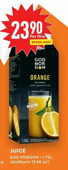 Willys Juice erbjuda