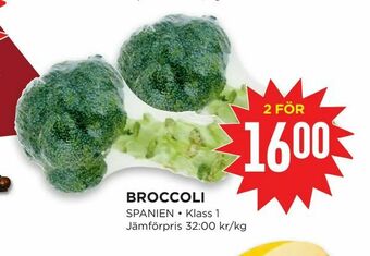 Willys Hemma Broccoli erbjuda