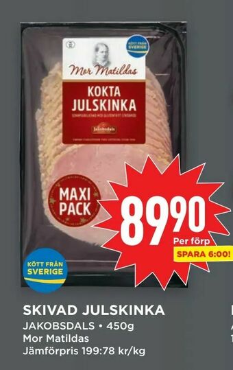 Willys Hemma Skivad julskinka erbjuda