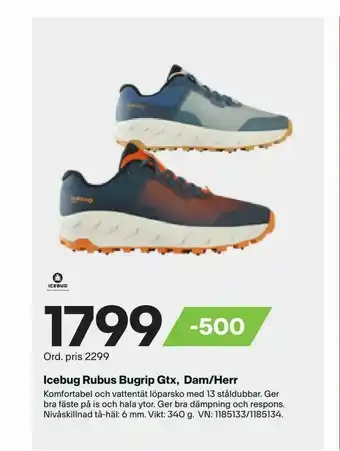 XXL Icebug Rubus Bugrip Gtx, Dam/Herr erbjuda