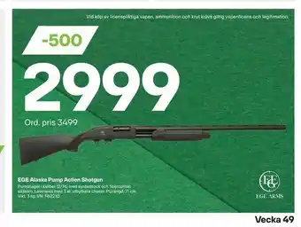 XXL EGE Alaska Pump Action Shotgun erbjuda