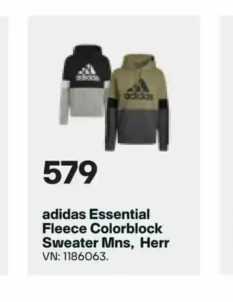 adidas Essential Fleece Colorblock Sweater Mns, Herr