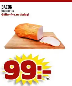 Din Mat BACON erbjuda
