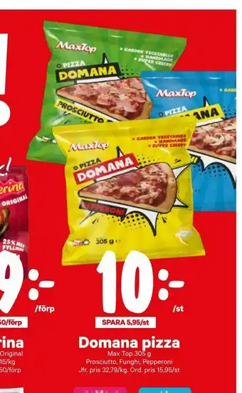 City Gross Domana pizza erbjuda