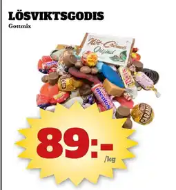 Bonum Matmarknad LÖSVIKTSGODIS erbjuda