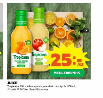 Coop Extra Juice erbjuda