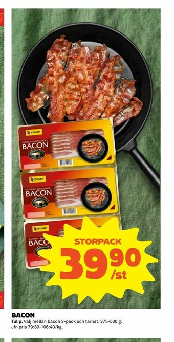 Coop Extra Bacon erbjuda