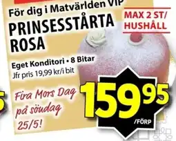 Prinsesstårta rosa