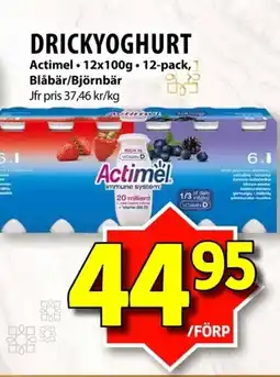 Matvärlden Tensta ACTIMEL Drickyoghurt erbjuda