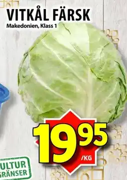 Matvärlden Tensta Vitkål färsk erbjuda