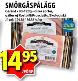 Matvärlden Tensta GARANT Smörgåspålägg erbjuda