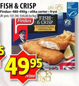 Matvärlden Tensta FINDUS Fish & crisp erbjuda