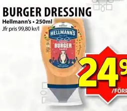 Matvärlden Tensta HELLMANN'S Burger dressing erbjuda