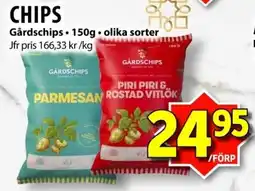Matvärlden Tensta GÅRDSCHIPS Chips erbjuda