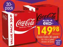 EKO COCA COLA 30-pack erbjuda