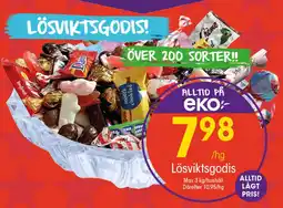 EKO Lösviktsgodis erbjuda