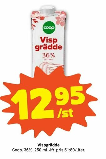 Coop Forum Vispgrädde erbjuda
