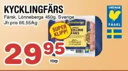 Nya Pulsen Kycklingfärs erbjuda