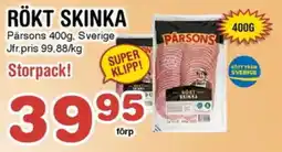 PARSONS Rokt skinka