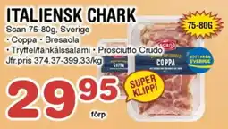 Nya Pulsen SCAN Italiensk chark erbjuda