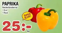 Nya Pulsen Paprika erbjuda
